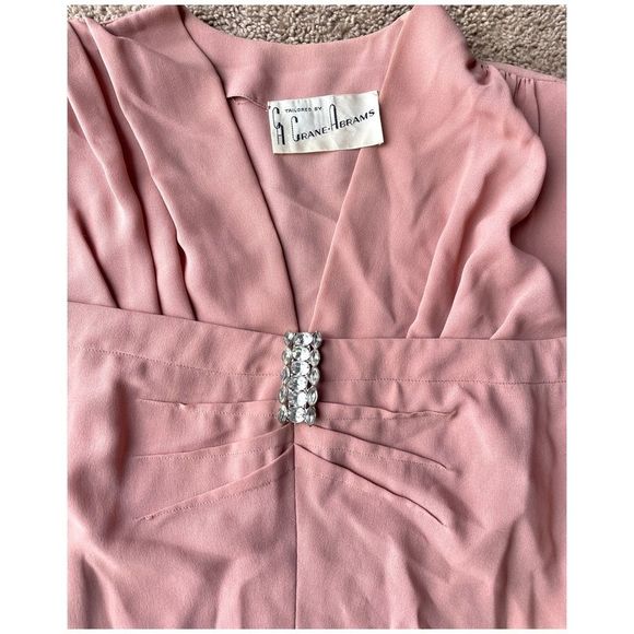 Vintage 1940s Art Deco CA Crane Abrams dress size medium - Picture 2 of 4